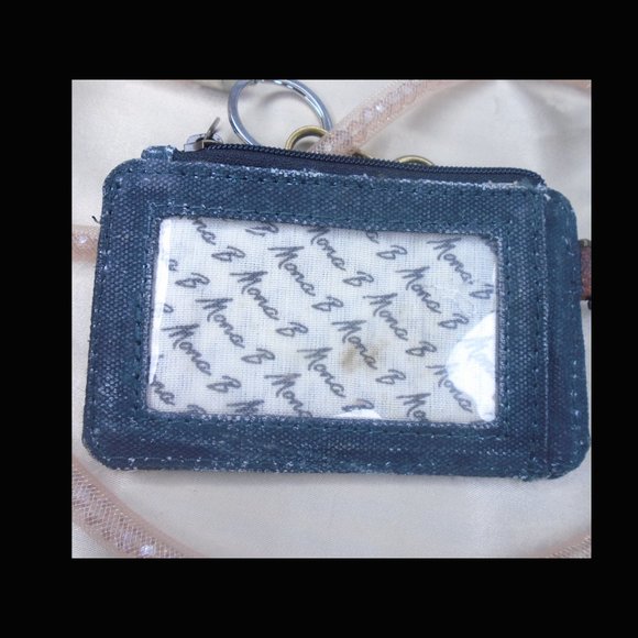 Fancy Lanyard Wallet Mona B ID Holder, Sparkly Chain, MOST UNIQUE! - Picture 3 of 9